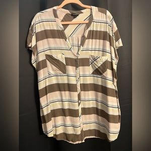 Striped Torrid Blouse
